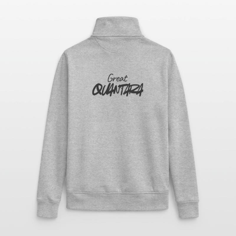 Great Quantity Graffiti Script Unisex Organic Zip Sweatshirt by Stanley/Stella