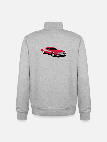 SH_Gran_Torino 2 Farben - Unisex Organic Zip Sweatshirt von Stanley/Stella - Grau meliert