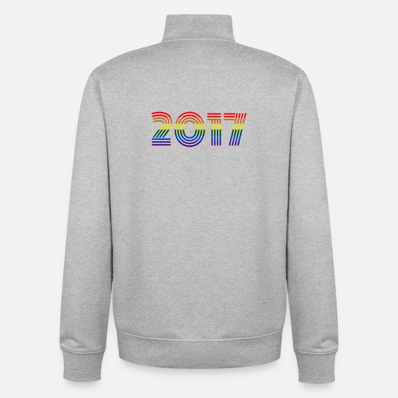 2017 - Unisex Organic Zip Sweatshirt by Stanley/Stella - heather grey