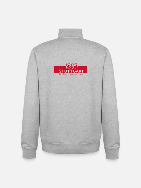 Stuttgart 1893 Motiv - Unisex Organic Zip Sweatshirt von Stanley/Stella - Grau meliert