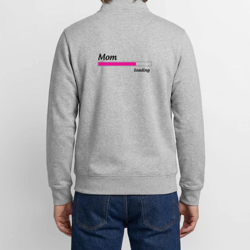 Maman loading... Please Wait - Future Mère Sweat zippé unisexe en coton bio Stanley/Stella