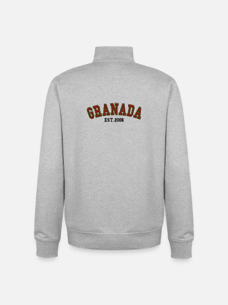 Granada Est. 2006 - Unisex Organic Zip Sweatshirt by Stanley/Stella - heather grey