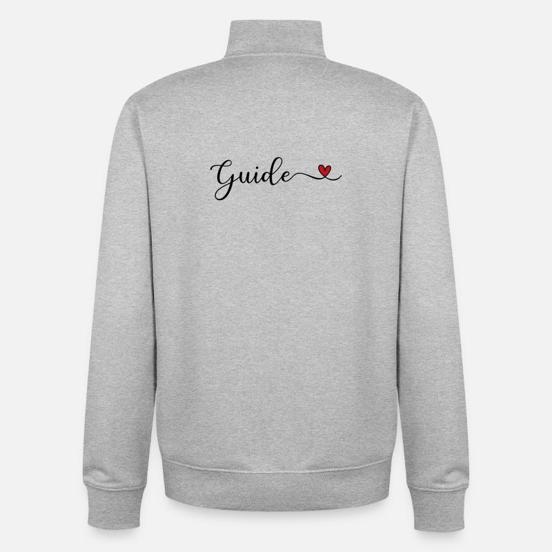 Guide - Unisex Organic Zip Sweatshirt von Stanley/Stella - Grau meliert