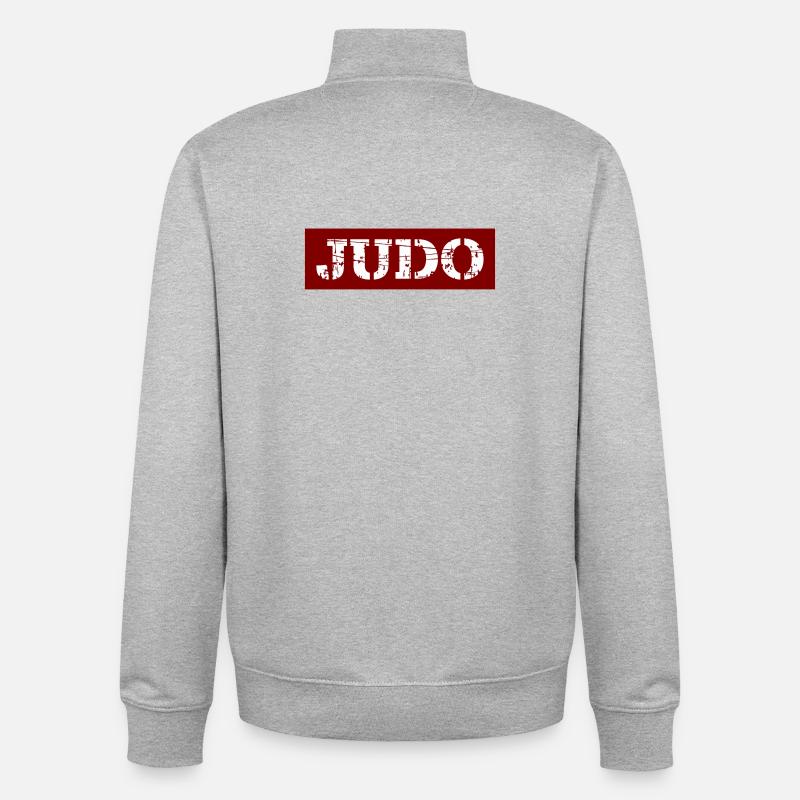 Judo - Unisex Organic Zip Sweatshirt von Stanley/Stella - Grau meliert