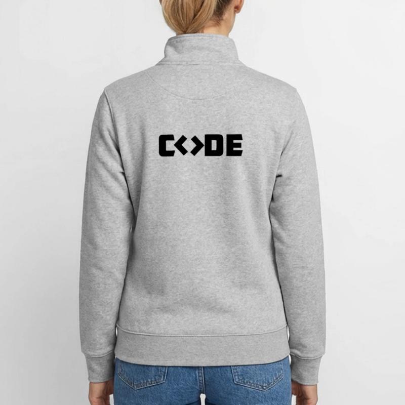 Code du programmeur Sweat zippé unisexe en coton bio Stanley/Stella