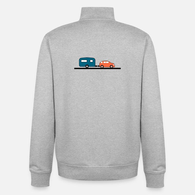 Auto - Unisex Organic Zip Sweatshirt von Stanley/Stella - Grau meliert