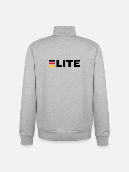Deutschland Elite - Unisex Organic Zip Sweatshirt von Stanley/Stella - Grau meliert