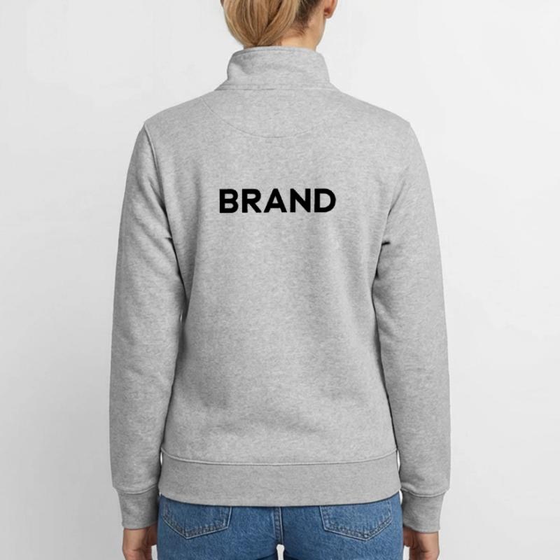Design de marque, Marques, Type, Typographie, Déclaration Sweat zippé unisexe en coton bio Stanley/Stella