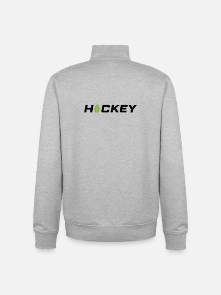 Hockey - Sweat zippé unisexe en coton bio Stanley/Stella - gris chiné
