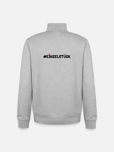 Einzelstück - Unisex Organic Zip Sweatshirt von Stanley/Stella - Grau meliert