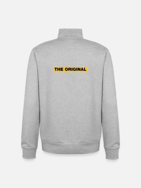 L’original - Sweat zippé unisexe en coton bio Stanley/Stella - gris chiné