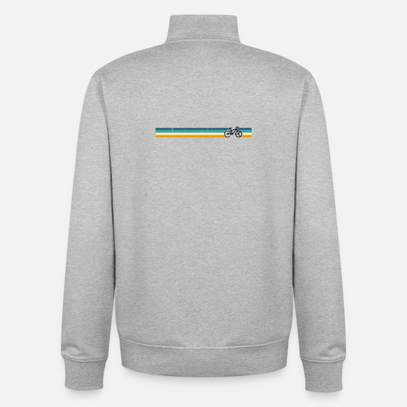 Please upload design - Unisex Organic Zip Sweatshirt by Stanley/Stella - heather grey