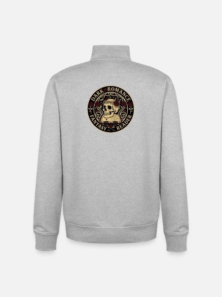 Dark Romance - Unisex Organic Zip Sweatshirt by Stanley/Stella - heather grey