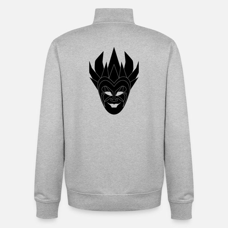 Techno Stuff - Unisex Organic Zip Sweatshirt by Stanley/Stella - heather grey