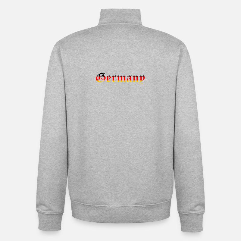 Germany - Unisex Organic Zip Sweatshirt von Stanley/Stella - Grau meliert