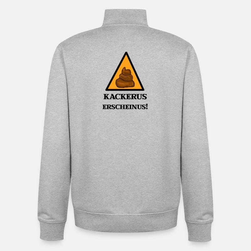 Kackerus Erscheinus - Unisex Organic Zip Sweatshirt von Stanley/Stella - Grau meliert