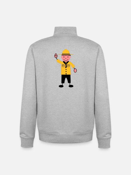 Scout - Unisex Organic Zip Sweatshirt by Stanley/Stella - heather grey