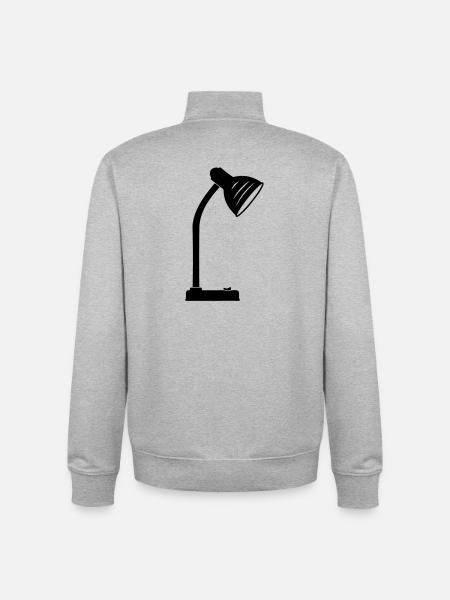 Lighting lamps desk lamp - Unisex Organic Zip Sweatshirt by Stanley/Stella - heather grey