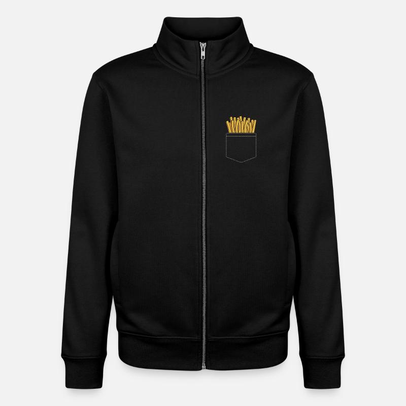 chips - Unisex Organic Zip Sweatshirt by Stanley/Stella - black