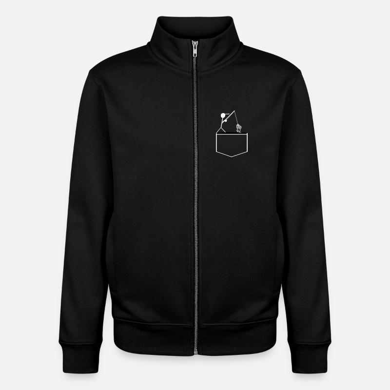 Fischer - Unisex Organic Zip Sweatshirt von Stanley/Stella - Schwarz