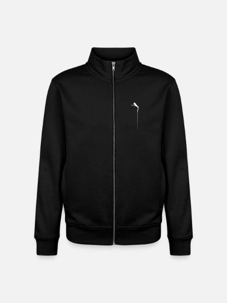 Zen-Libelle – Minimalistischer Kachimushi-Geist - Unisex Organic Zip Sweatshirt von Stanley/Stella - Schwarz
