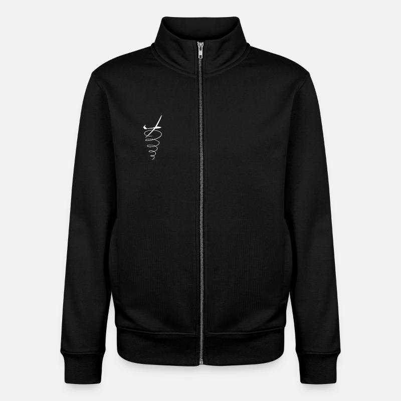 Thermalling Glider Bright - Unisex Organic Zip Sweatshirt von Stanley/Stella - Schwarz