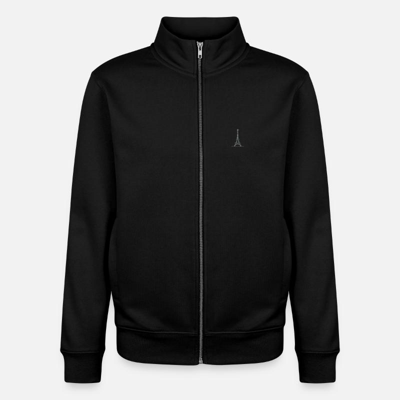 Eiffel tower - Unisex Organic Zip Sweatshirt von Stanley/Stella - Schwarz