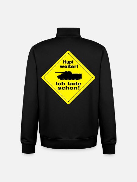 HUPT WEITER - Unisex Organic Zip Sweatshirt von Stanley/Stella - Schwarz