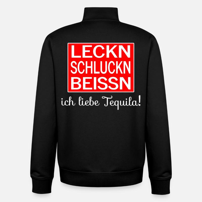 Tequila - Unisex Organic Zip Sweatshirt von Stanley/Stella - Schwarz