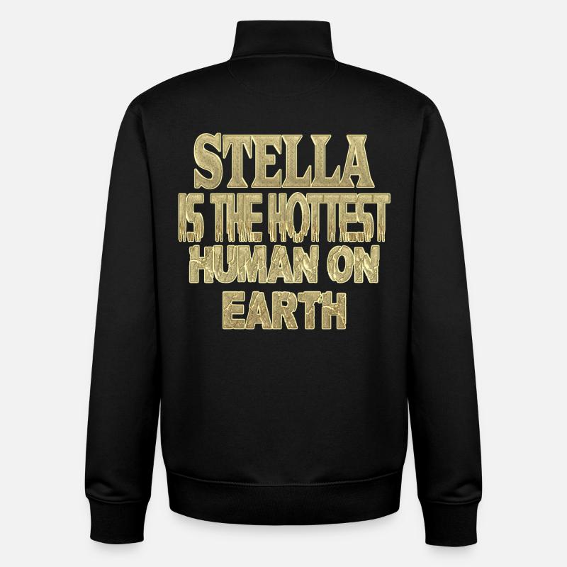 Stella - Sweat zippé unisexe en coton bio Stanley/Stella - noir