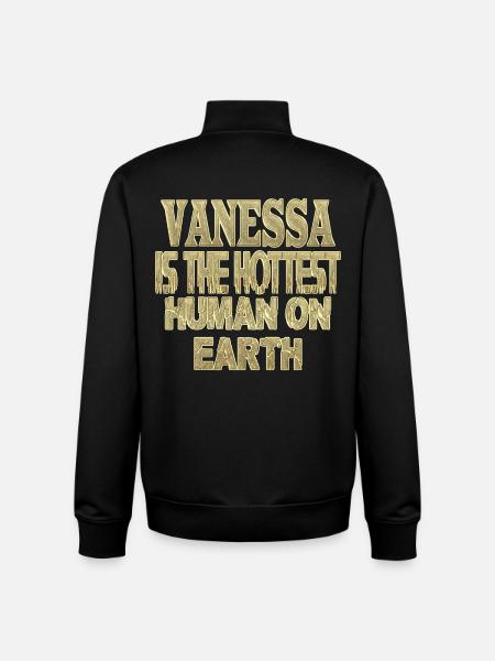 Vanessa - Unisex Organic Zip Sweatshirt by Stanley/Stella - black