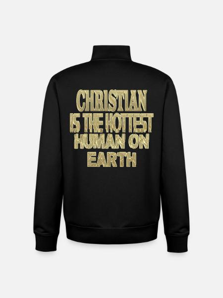 Christian - Unisex Organic Zip Sweatshirt by Stanley/Stella - black