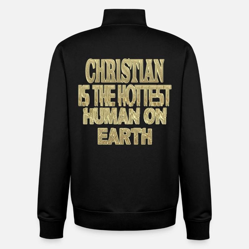 chrétien - Sweat zippé unisexe en coton bio Stanley/Stella - noir