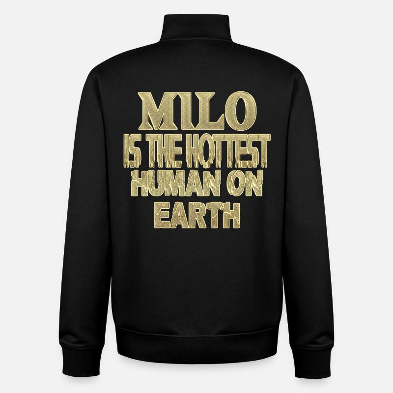 Milo - Sweat zippé unisexe en coton bio Stanley/Stella - noir