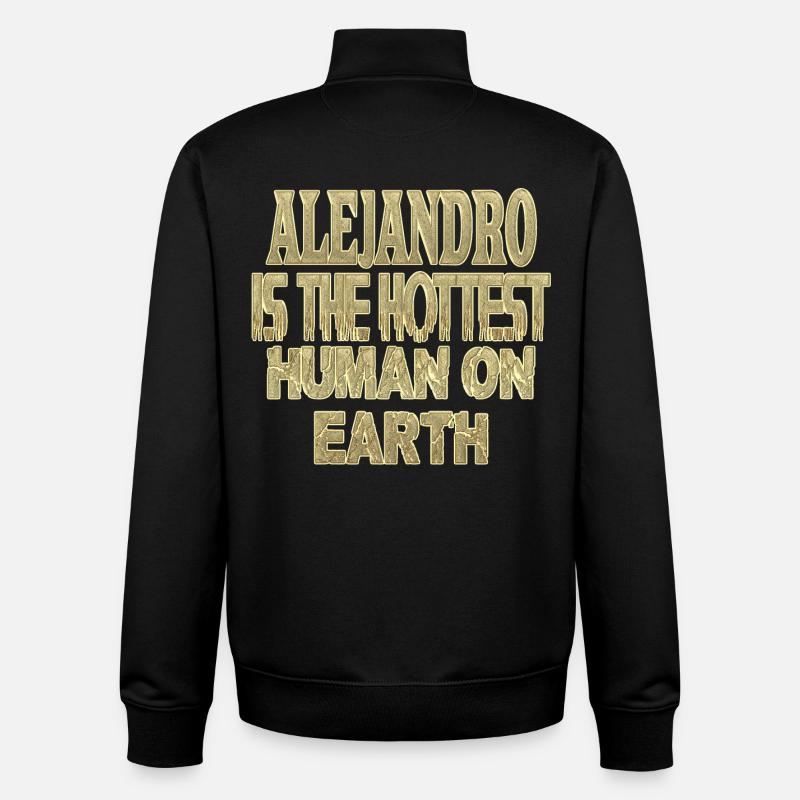 Alejandro - Unisex Organic Zip Sweatshirt by Stanley/Stella - black
