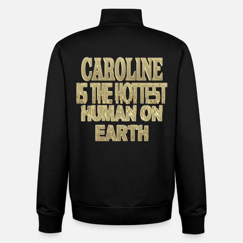 Caroline - Unisex Organic Zip Sweatshirt by Stanley/Stella - black