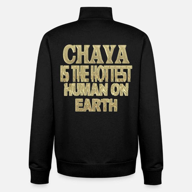 Chaya - Unisex Organic Zip Sweatshirt by Stanley/Stella - black