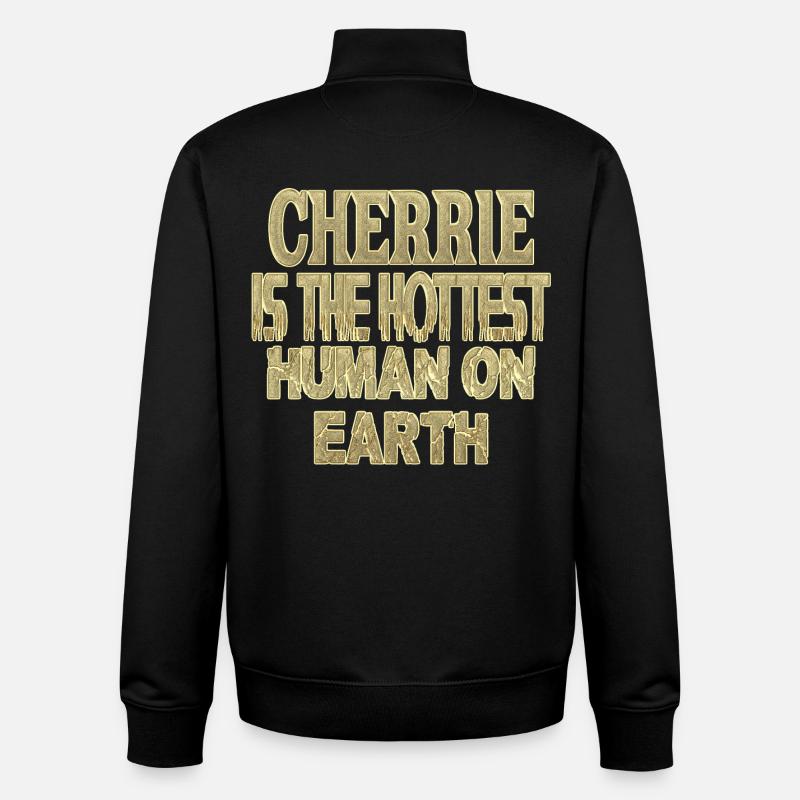 Cherrie - Unisex Organic Zip Sweatshirt by Stanley/Stella - black