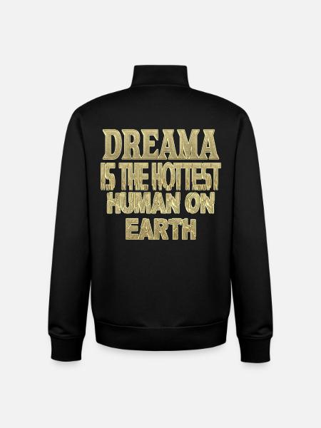 dreama - Sweat zippé unisexe en coton bio Stanley/Stella - noir