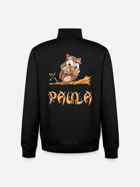 Eule Paula - Unisex Organic Zip Sweatshirt von Stanley/Stella - Schwarz