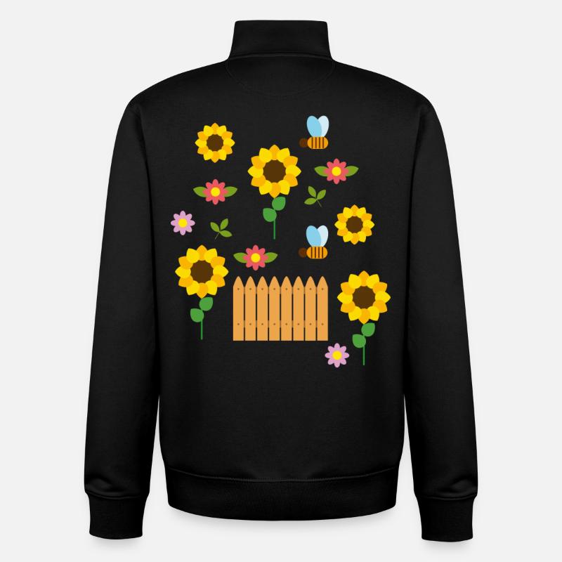 summer - Unisex Organic Zip Sweatshirt by Stanley/Stella - black