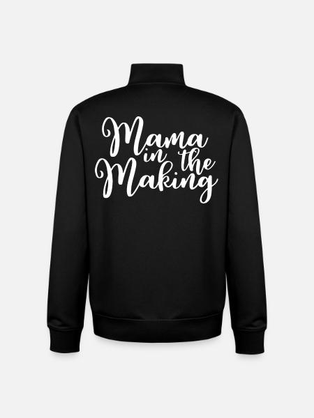 Mama in the Making - Unisex Organic Zip Sweatshirt von Stanley/Stella - Schwarz