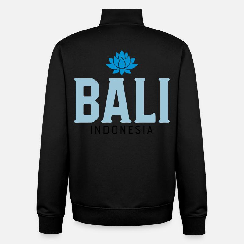 Bali - Unisex Organic Zip Sweatshirt by Stanley/Stella - black
