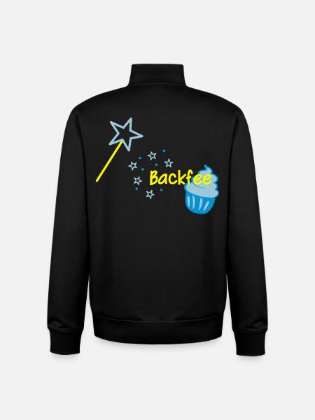 Cupcaki Backfee - Unisex Organic Zip Sweatshirt von Stanley/Stella - Schwarz