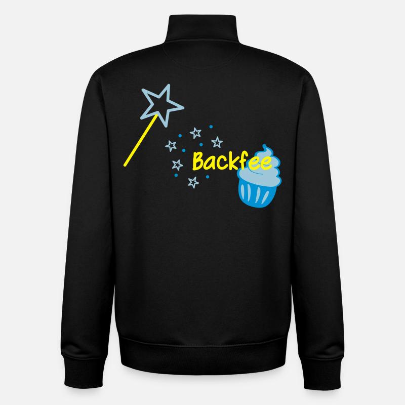 Cupcaki Backfee - Unisex Organic Zip Sweatshirt von Stanley/Stella - Schwarz