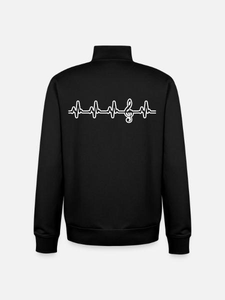 Classical Music Musician - Unisex Organic Zip Sweatshirt by Stanley/Stella - black