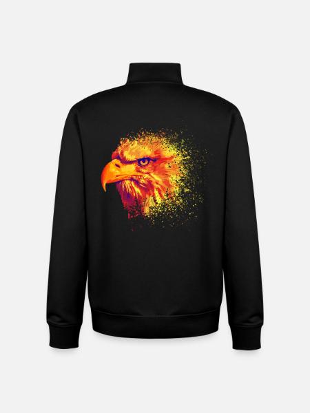 Feuervogel - Unisex Organic Zip Sweatshirt von Stanley/Stella - Schwarz