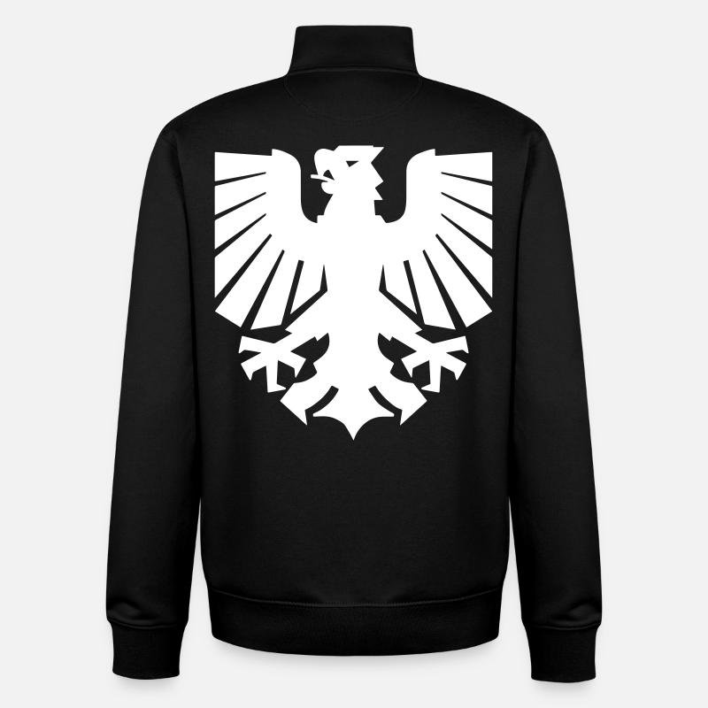 Dortmund - Dortmunder Adler - Unisex Organic Zip Sweatshirt von Stanley/Stella - Schwarz