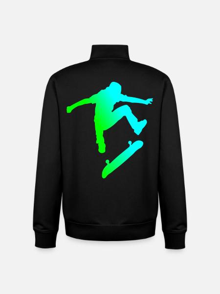 Skater - Unisex Organic Zip Sweatshirt by Stanley/Stella - black