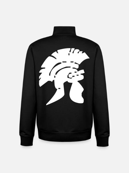 Römer-Helm - Unisex Organic Zip Sweatshirt von Stanley/Stella - Schwarz